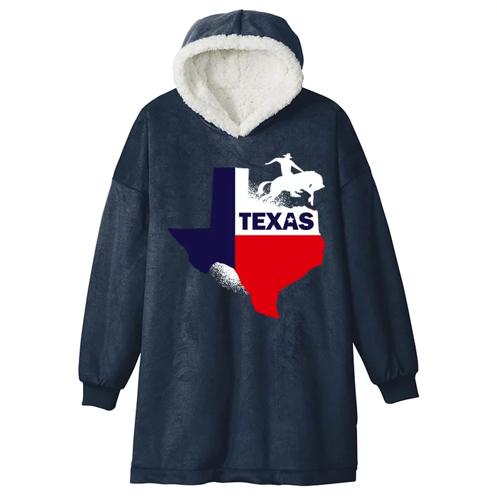 Texas State Cowboy Hooded Wearable Blanket