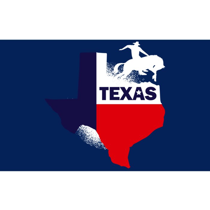 Texas State Cowboy Bumper Sticker