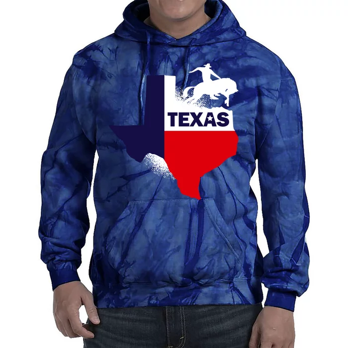 Texas State Cowboy Tie Dye Hoodie