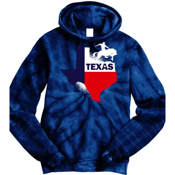 Texas State Cowboy Tie Dye Hoodie