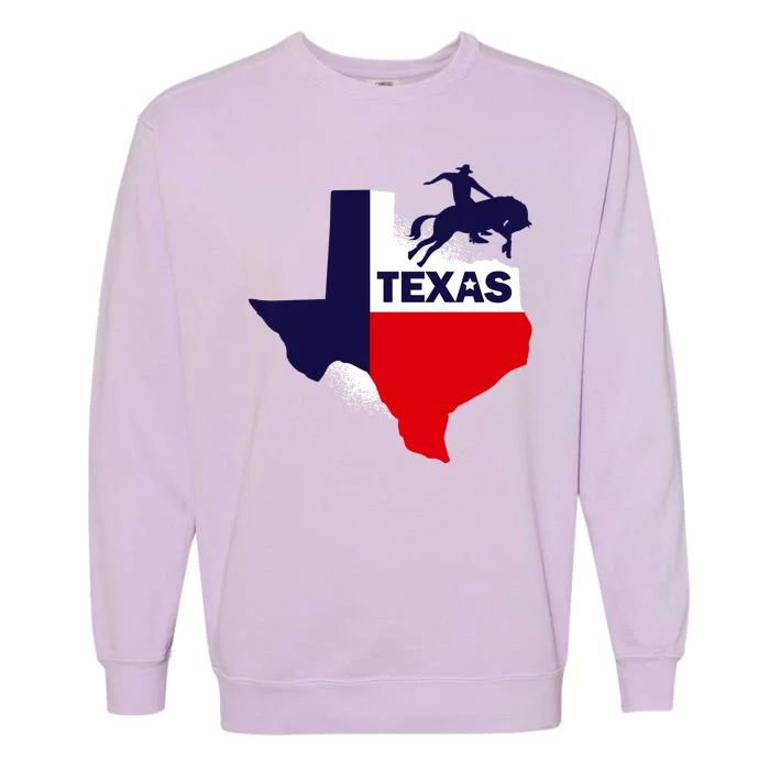 Texas State Cowboy Garment-Dyed Sweatshirt