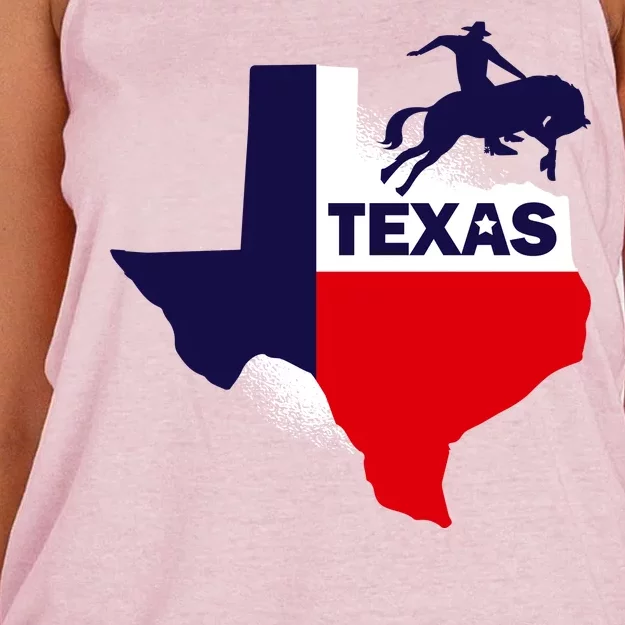 Texas State Cowboy Women's Knotted Racerback Tank