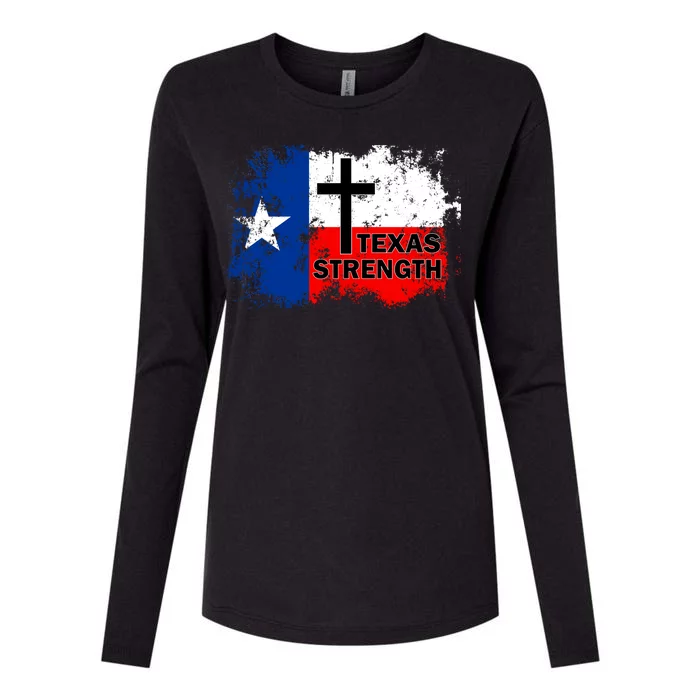 Texas Strength Shooting Womens Cotton Relaxed Long Sleeve T-Shirt