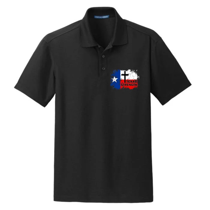 Texas Strength Shooting Dry Zone Grid Performance Polo