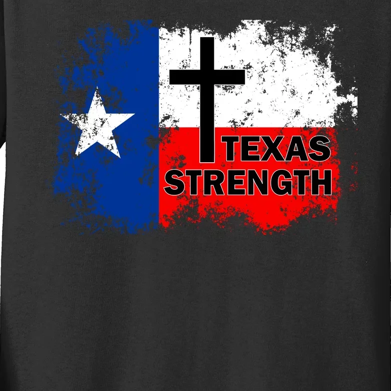 Texas Strength Shooting Kids Long Sleeve Shirt