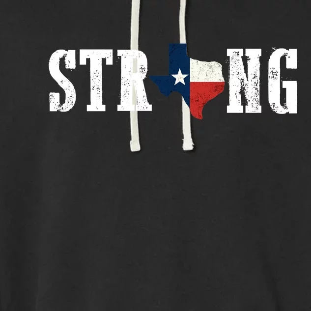 Texas Strong Garment-Dyed Fleece Hoodie