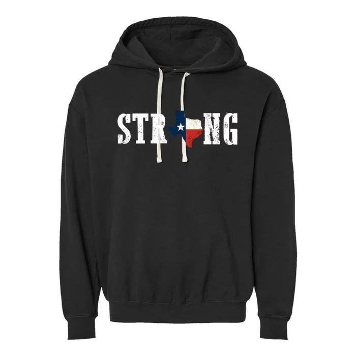 Texas Strong Garment-Dyed Fleece Hoodie