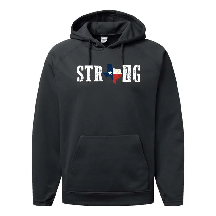 Texas Strong Performance Fleece Hoodie