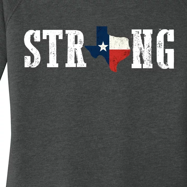 Texas Strong Women's Perfect Tri Tunic Long Sleeve Shirt