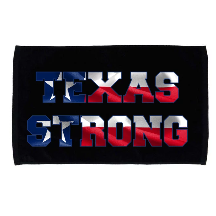 Texas Strong Flag Hurricane Harvey Aid Microfiber Hand Towel