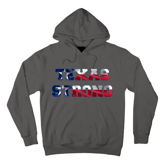 Texas Strong Flag Hurricane Harvey Aid Tall Hoodie