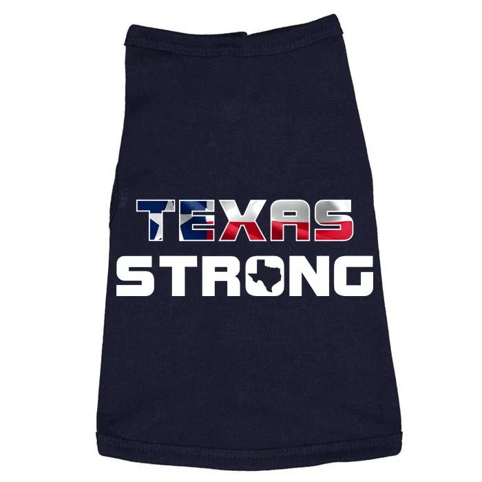 Texas Strong State Flag Logo Doggie Tank