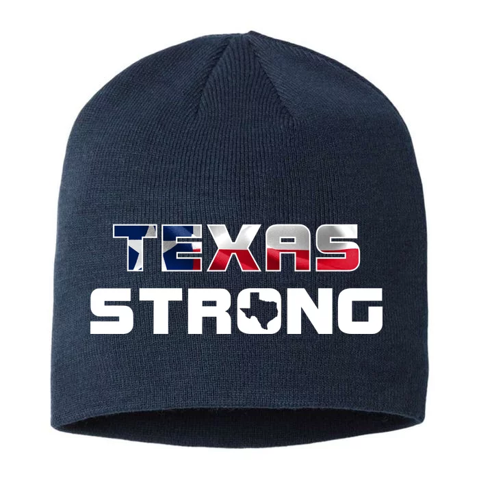 Texas Strong State Flag Logo 8 1/2in Sustainable Knit Beanie