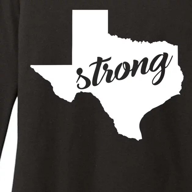 Texas Strong State Logo Womens CVC Long Sleeve Shirt