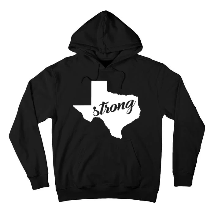 Texas Strong State Logo Tall Hoodie