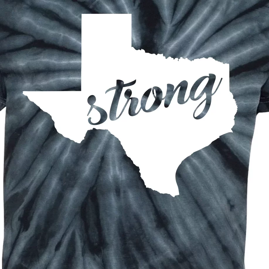 Texas Strong State Logo Kids Tie-Dye T-Shirt