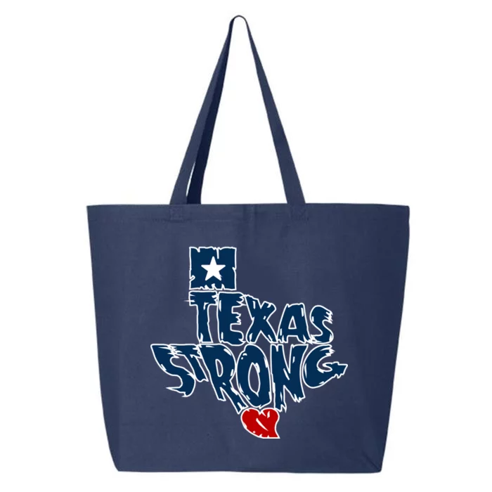 Texas Strong State Map 25L Jumbo Tote