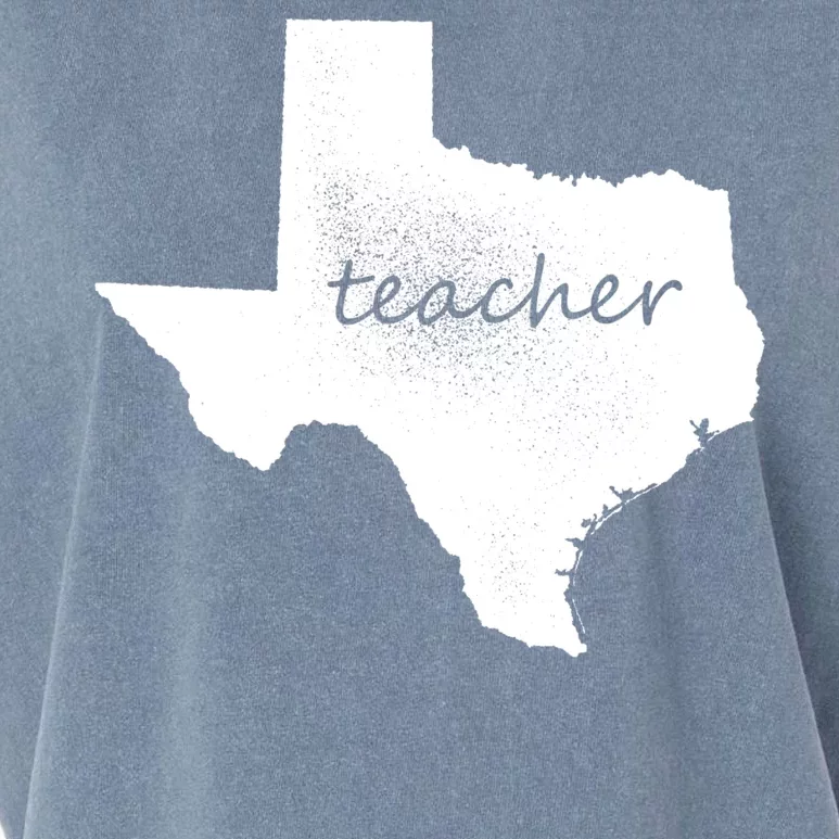 Texas Teacher Garment-Dyed Women's Muscle Tee