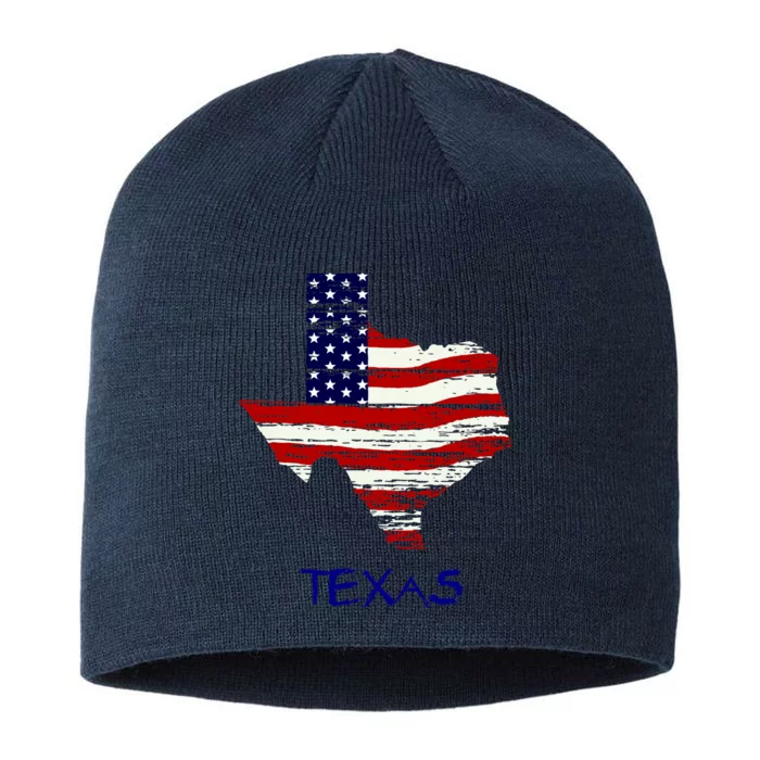 Texas USA Flag 8 1/2in Sustainable Knit Beanie