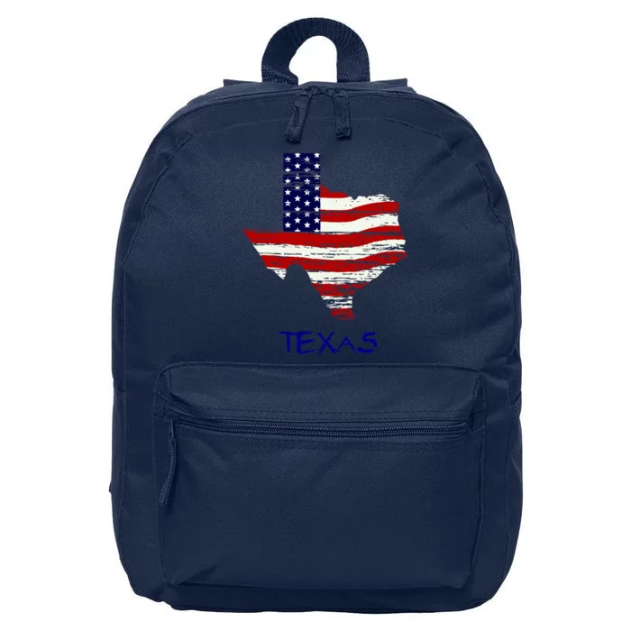 Texas USA Flag 16 in Basic Backpack