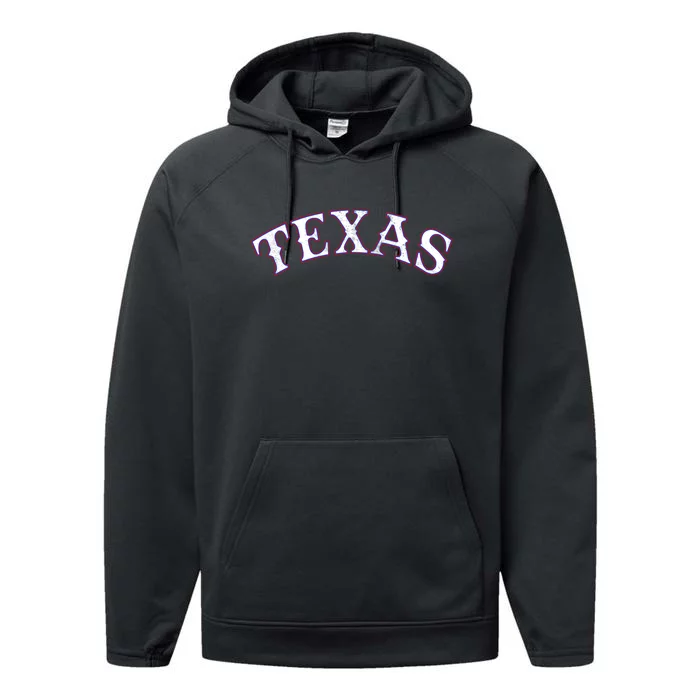 Texas Vintage Classic Logo Performance Fleece Hoodie