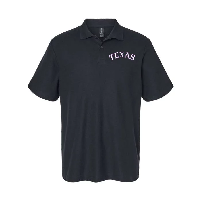 Texas Vintage Classic Logo Softstyle Adult Sport Polo