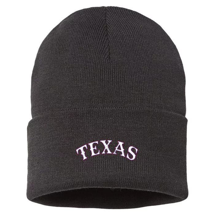 Texas Vintage Classic Logo Sustainable Knit Beanie