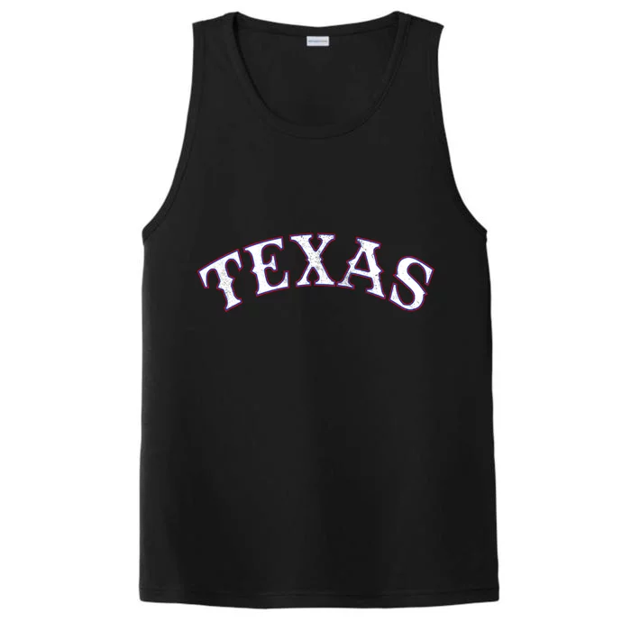 Texas Vintage Classic Logo Performance Tank