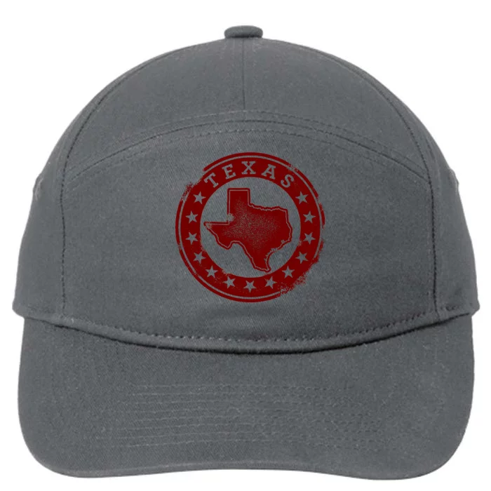 Texas Vintage Logo 7-Panel Snapback Hat