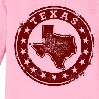 Texas Vintage Logo Baby Long Sleeve Bodysuit