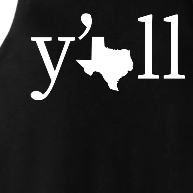 Texas Y'all Ladies Tri-Blend Wicking Tank