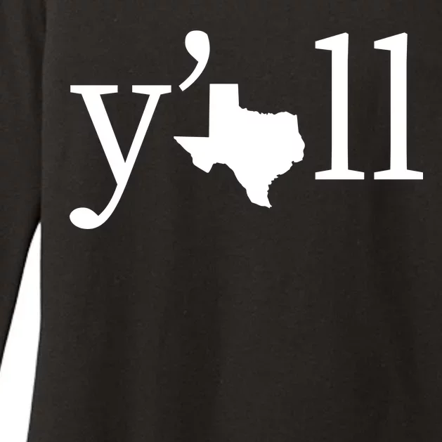 Texas Y'all Womens CVC Long Sleeve Shirt