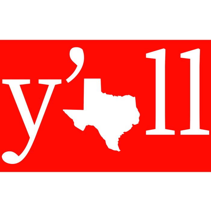 Texas Y'all Bumper Sticker