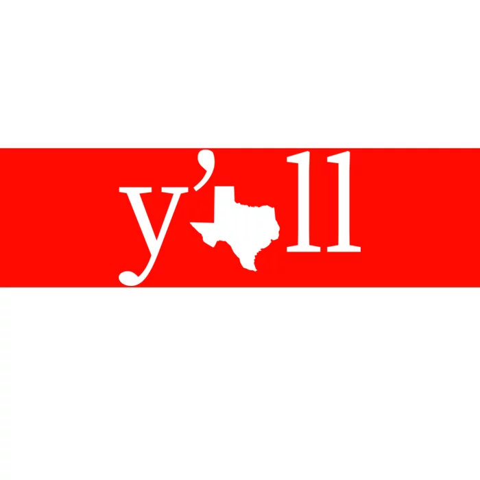 Texas Y'all Bumper Sticker