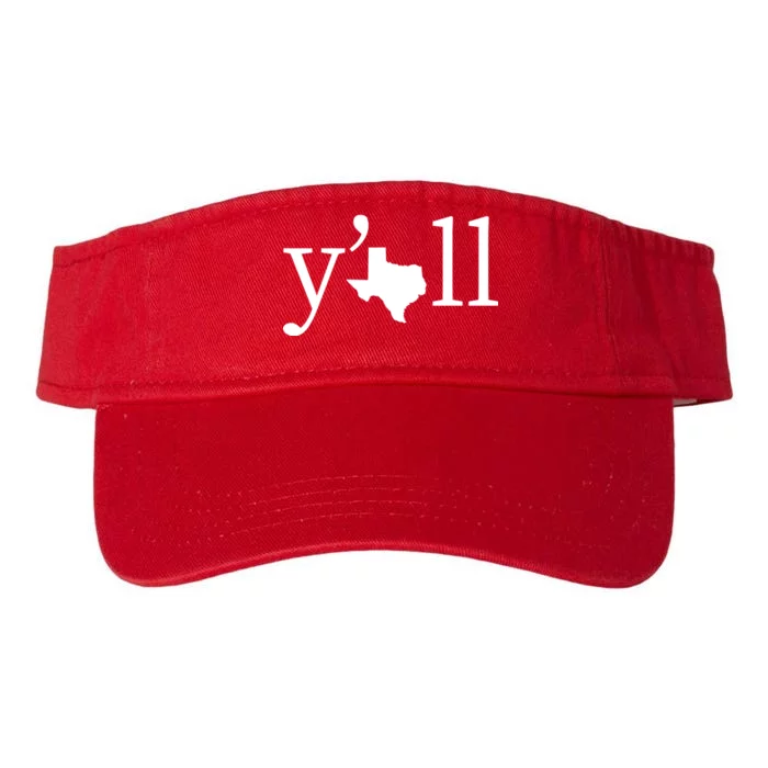 Texas Y'all Valucap Bio-Washed Visor