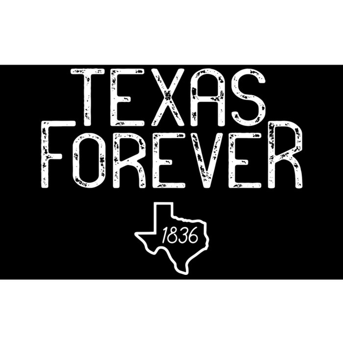 Texas Forever 1836 Aged Font Bumper Sticker