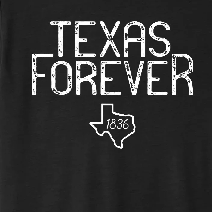 Texas Forever 1836 Aged Font ChromaSoft Performance T-Shirt