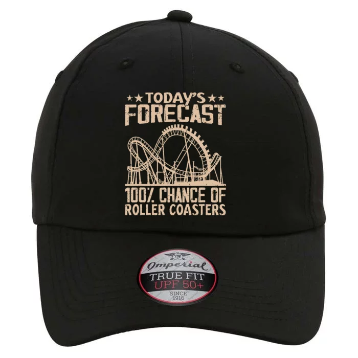 Todays Forecast 100 Chance Of Roller Coasters Rider The Original Performance Cap