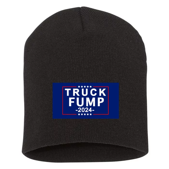 TRUCK FUMP 2024 Fuck Trump Anti Trump Short Acrylic Beanie