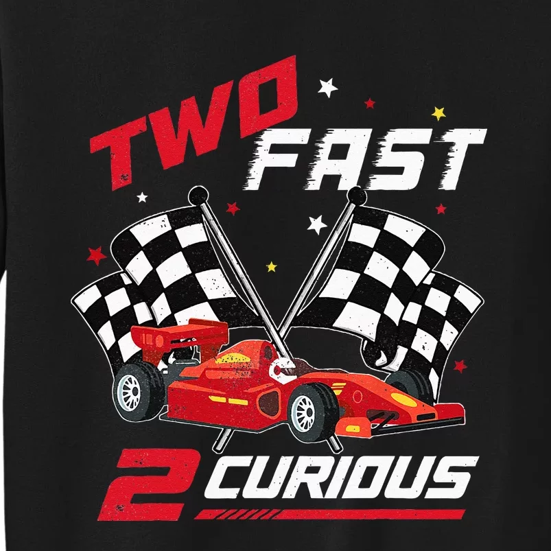 Two Fast 2 Curious Birthday Decorations 2nd Bday Sweatshirt