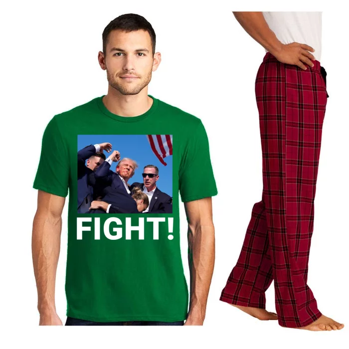 Trump Fight 2024 Usa Flag Save Our Republic Pennsylvania Rally 2024 Pajama Set