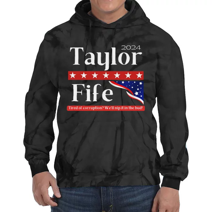 Taylor Fife 2024 Presidential Campaign Design Tie Dye Hoodie