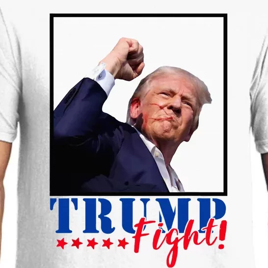 Trump Fight 2024 Fighting Fighters Supporters Americans Pajama Set