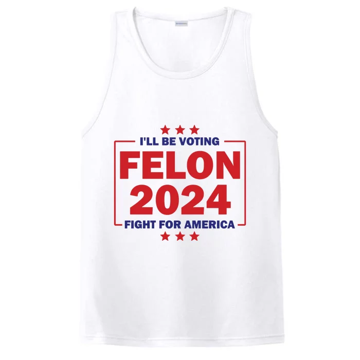 Trump Felon 2024 Donald Trump Trial Sham Convicted Felon For President Performance Tank