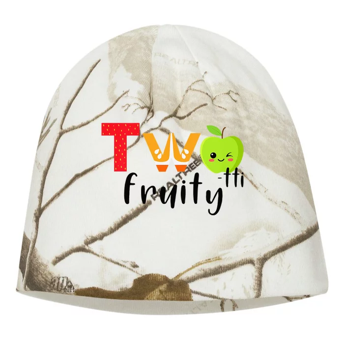 Twotti Frutti 2nd Birthday Party Fruit Themed Two Tti Fruity Kati - Camo Knit Beanie