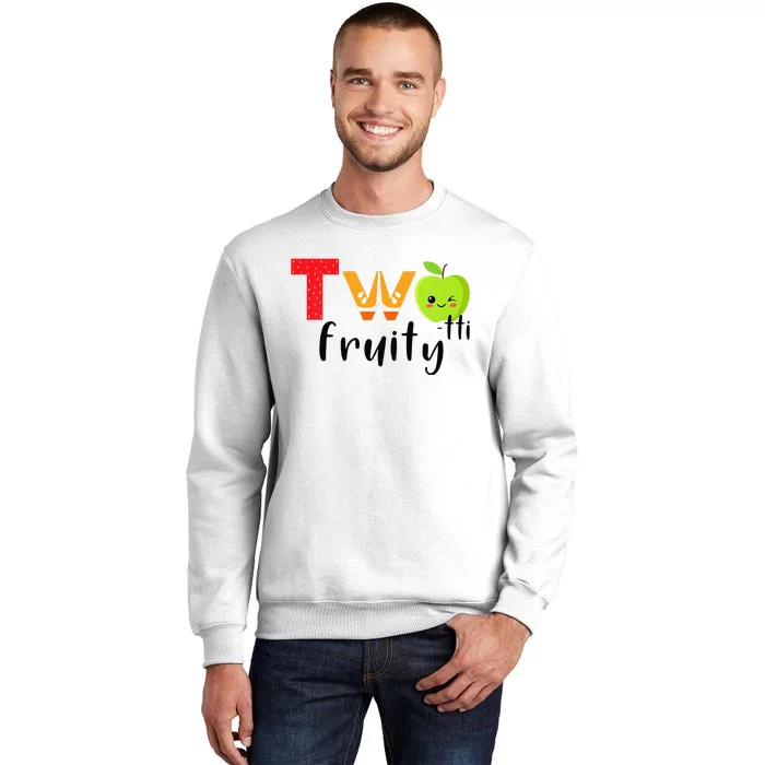 Twotti Frutti 2nd Birthday Party Fruit Themed Two Tti Fruity Sweatshirt