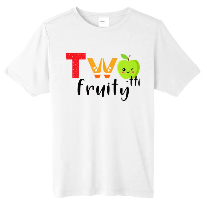 Twotti Frutti 2nd Birthday Party Fruit Themed Two Tti Fruity ChromaSoft Performance T-Shirt