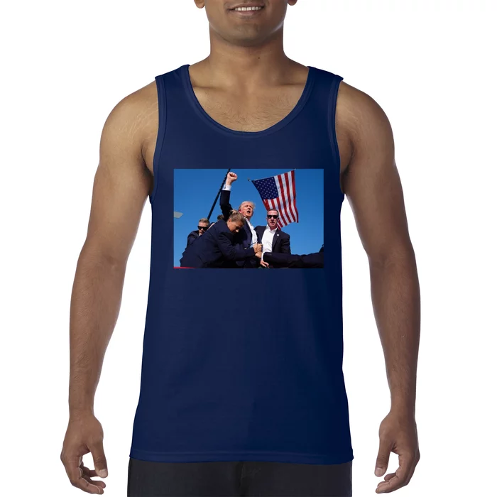 Trump Fight 2024 Trump Shot Fight Tank Top