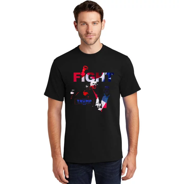 Trump Fight 2024 Tall T-Shirt