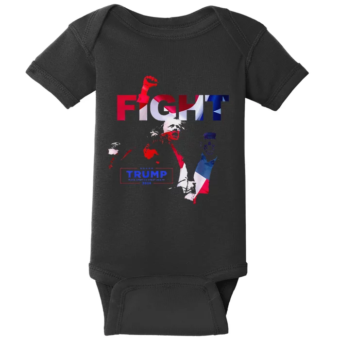 Trump Fight 2024 Baby Bodysuit